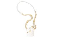 CHANEL 22A Early Autumn Grained Embossed Cow Leather Bucket Bag Crossbody Bag Mini Women's White/Black