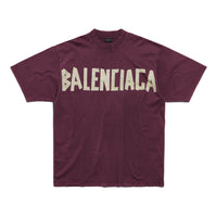 Balenciaga Tape Type T-shirt 'Dark Red' 739784TOVA94029