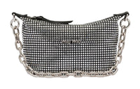 MIU MIU Satin One Shoulder Handbags Women's Black