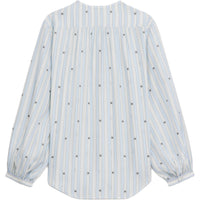 CELINE Romy Blouse In Striped Silk