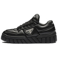 PRADA Padded Nappa Leather Sneakers 'Black' Women's