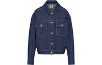 DIOR Dior Quarterly New Products FW22 Denim Jacket Women's Blue