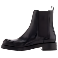 LOUIS VUITTON Short Chelsea Boots Men's Black