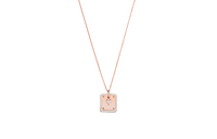 HERMES Necklaces Women's Gray White
