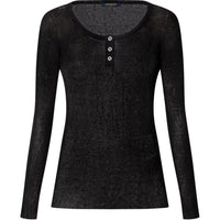 LOUIS VUITTON Ribbed Henley Top