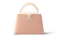 LOUIS VUITTON Capucines Taurillon Leather Capusin Shoulder Crossbody Handbag Small Size Women's Pink