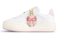 LOUIS VUITTON GROOVY Year Of The Dragon Low Top Skateboard Shoes Women's White Pink