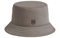 HERMES Cotton Bucket Hats Unisex Gray