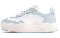 LOUIS VUITTON Low Top Skateboard Shoes Women's Blue