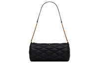SAINT LAURENT Sheepskin Cylinder Bag Shoulder Bag Handbag Shoulder Bag Women's Black