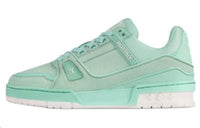 LOUIS VUITTON Low-Top Skateboard Shoes Women's Mint Green