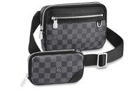 LOUIS VUITTON Messenger Calfskin Messenger Bag 2-in-1 Shoulder Bag Crossbody Bag Regular Women's Black