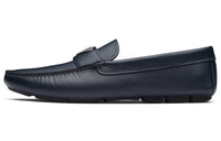 PRADA Triangle-logo Penny-slot Loafers