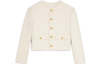 CELINE Jacket Women's Chalk White