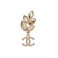 CHANEL 1986 1988 Cc Dangle Earrings