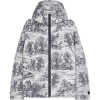 DIOR FW24 Jackets Coats Women's Blue White Mixed Color