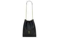 SAINT LAURENT Jamie Lambskin Handbag Shoulder Bag Women's Black