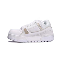 LOUIS VUITTON Trainer Maxi Slip Resistant Low Top Skateboard Shoes Unisex White