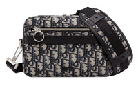 DIOR Oblique Jacquard With Cow Leather Crossbody Bag, Shoulder Bag Men's