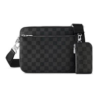 LOUIS VUITTON Damier Graphite Coated Canvas Messenger Bag Shoulder Bag Crossbody Bag Men's Black