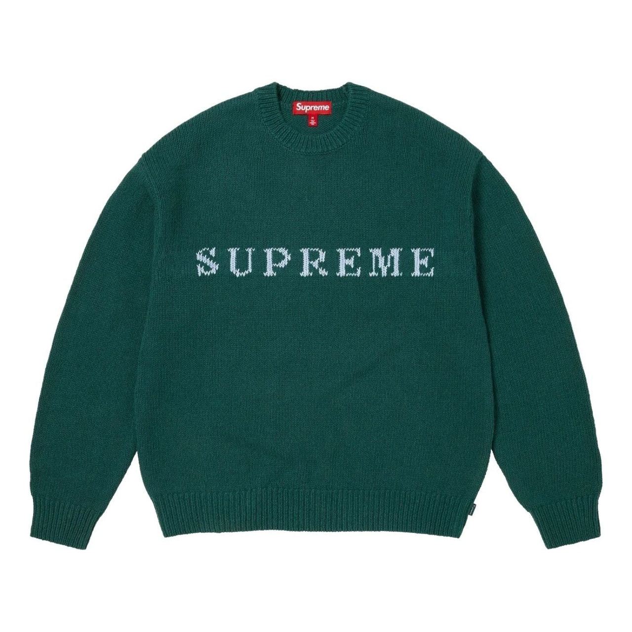Supreme FW25 Contrast Logo Sweater 'Pine' SUP-FW25-156-PIN