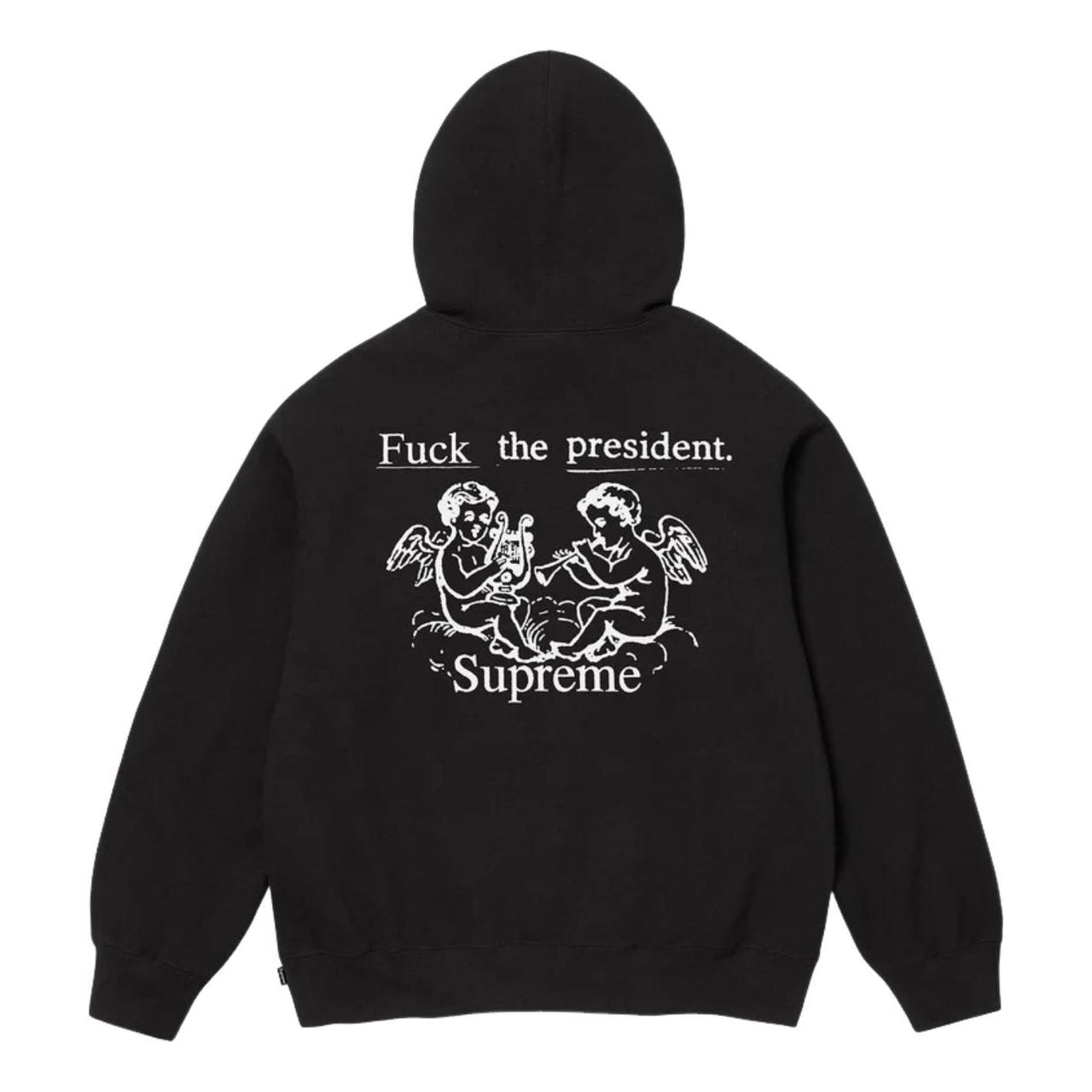 Supreme FW25 President Hooded Sweatshirt 'Black' FW25SW80-BLACK