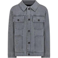 DIOR SS23 Denim Jacket Gray Kids'