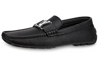 LOUIS VUITTON Monte Carlo Casual Single Shoes Men's Black