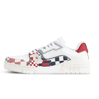 LOUIS VUITTON Trainer Low-Top Skateboard Shoes Men's Red White 37th America's Cup Limited Collaboration Edition