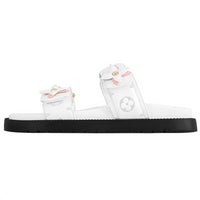LOUIS VUITTON LV Sunset Slide Slippers Women's White