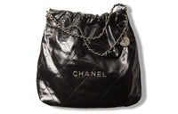 CHANEL 22Bag Cow Leather Tote Bag Shopping Bag Crossbody Bag Shoulder Bag Women's Black
