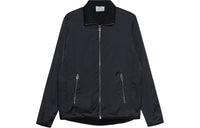 HERMES Jackets Coats Men's Navy Blue Blue