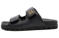 MIU MIU Slide Slippers Women's Black
