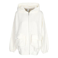 (WMNS) Nike Sportswear Oversized Full-Zip French Terry Hoodie Asia Sizing 'Sail Light Orewood Brown' FV7516-133