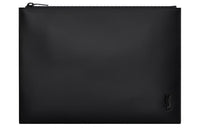 SAINT LAURENT Calfskin Tablet Bags Unisex Black