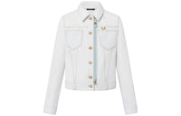 LOUIS VUITTON Bleached Denim Zipper Jacket