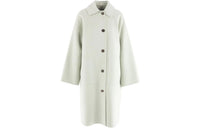 LOEWE Raglan Wool And Cashmere Coat Olive Green
