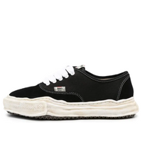 Maison MIHARA YASUHIRO Baker OG Sole Canvas Suede Low 'Black' A12FW729-BLK