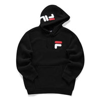 FILA FUSION Logo Hoodie 'Black White' T11U146201F-BK