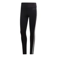 (WMNS) adidas Designed 2 Move 3-Stripes High-Rise Long Tights Asia Sizing 'Black White' DU2040