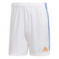 adidas Real Home Shorts Asia Sizing 'White Blue' GM6784