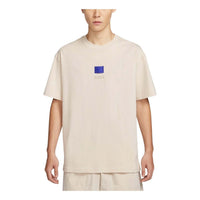 Nike Sportswear Label T-Shirt Asia Sizing 'Light Brown' FZ5393-104