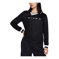 (WMNS) Nike Dri-FIT Jacquard Jersey Asia Sizing 'Black White' FV7539-010