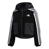 (WMNS) adidas Urban BOA Short Knitted Jacket 'Black White' GM1426