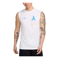 Nike Dri-FIT JA Basketball Tank Asia Sizing 'White' FV8401-100