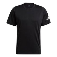 adidas Freelift Ultimate Aeroready D2M T-Shirt 'Black Whtie' GU2771