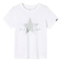 (WMNS) Converse Logo Printed T-Shirt 'White Silver' CV2422070GS-001