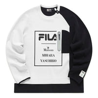 FILA x Mihara Yasuhiro Lettrer Printed Sweater 'White Black' F11M143204F-IV