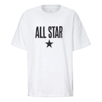 (WMNS) Converse All Star T-Shirt 'White Black' 10020932-A01