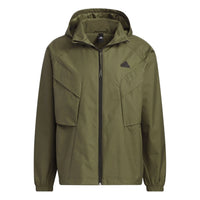 adidas Tech UTILI Woven Jacket 'Green' IS0451